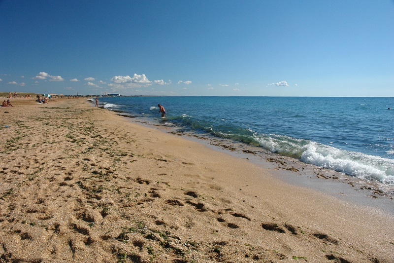 Отдых в Крыму с детьми песчаный пляж